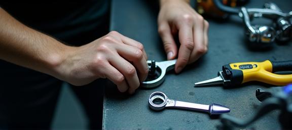 Hands on tools, DIY car mod at workbench in Malaysia